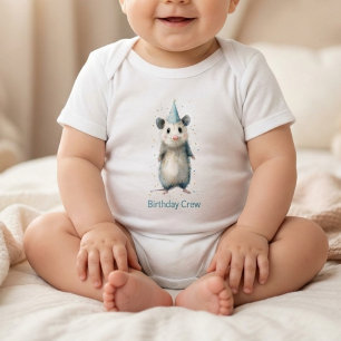 Body Combinaison anniversaire opossum • Tenue animal de