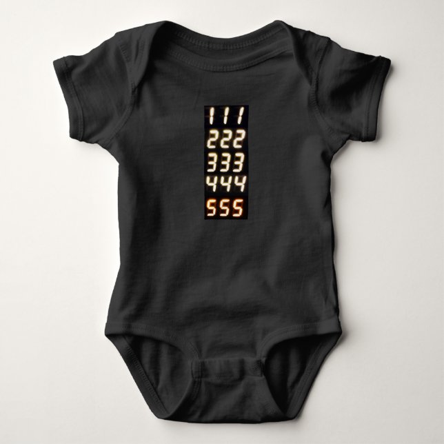 Body Combinaison bébé 12345 (Devant)