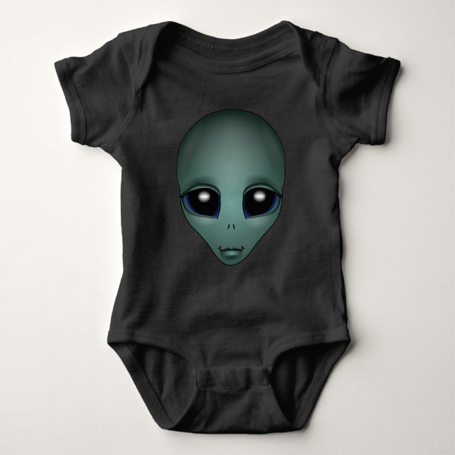Body Combinaison bébé Alien Mignonne Alien Bébé Une piè (Devant)