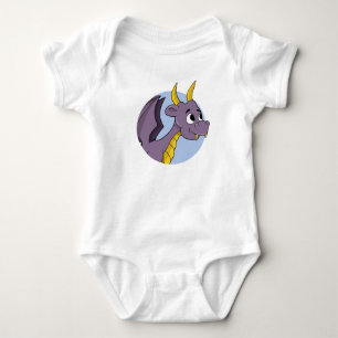 Body Combinaison bébé dessin animé dragon violet