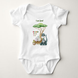 Body Combinaison bébé dinosaure   Personnaliser le t-sh