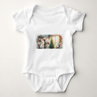 Body Combinaison bébé douce : Joyeux petit Noël
