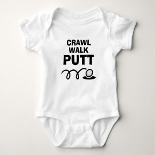Body Combinaison bébé drôle de golf Crawl Walk Putt