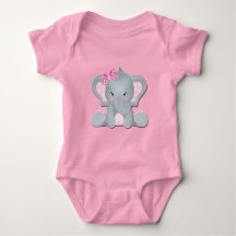 Combinaison bébé éléphant doux