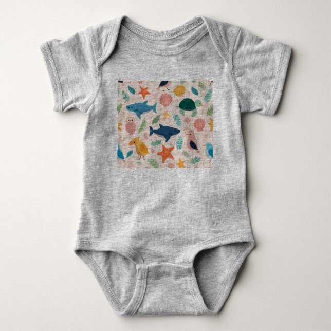 Body Combinaison bébé été (Devant)