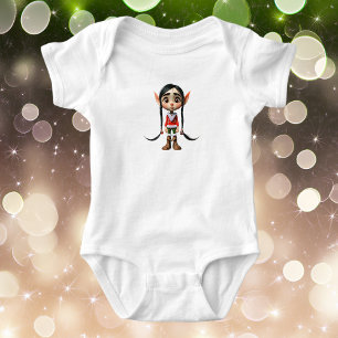 Body Combinaison bébé fille manga elfe de Noël