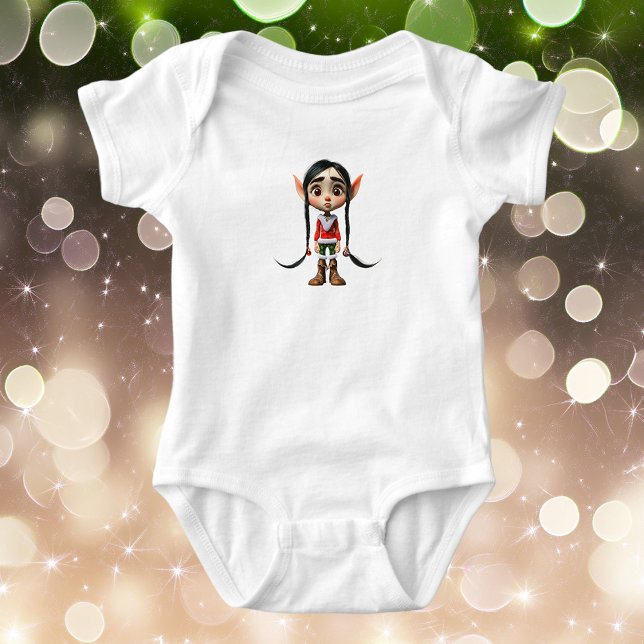 Body Combinaison bébé fille manga elfe de Noël (Créateur téléchargé)