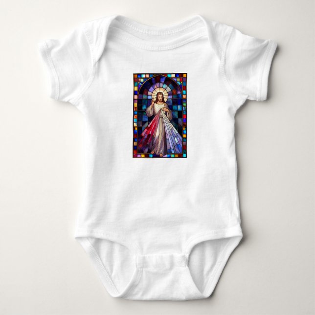 Body Combinaison bébé Jésus de la Miséricorde divine (Devant)