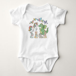 Body Combinaison bébé licorne dragon animal
