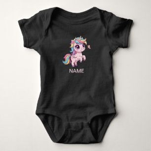 Body Combinaison bébé Licorne Magique avec Cheveux Arc-
