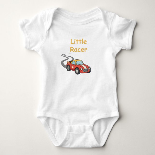 Body Combinaison bébé Little Racer voiture de course (Devant)