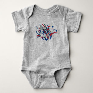 Body Combinaison bébé Love Funky Paint Brushes
