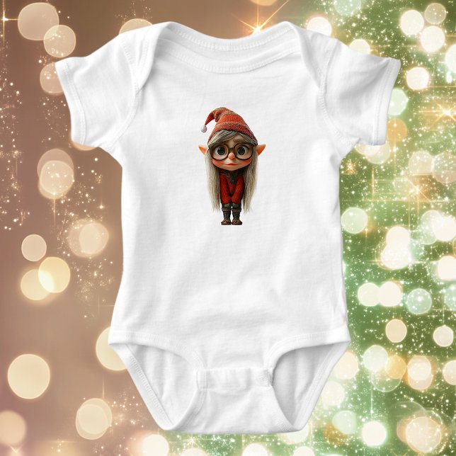 Body Combinaison bébé "Lutine Elfe de Noël" (Créateur téléchargé)