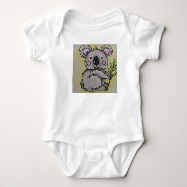 Body Combinaison bébé motif koala (Devant)