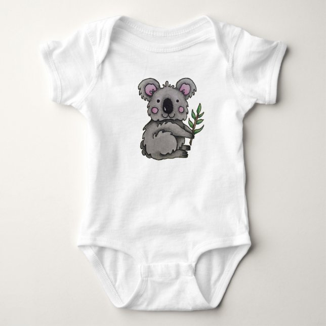 Body Combinaison bébé motif koala (Devant)