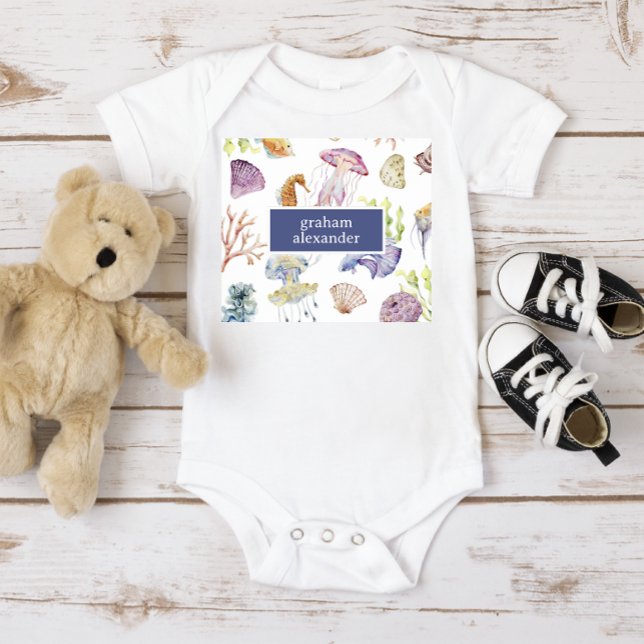 Body Combinaison bébé Océan (Créateur téléchargé)