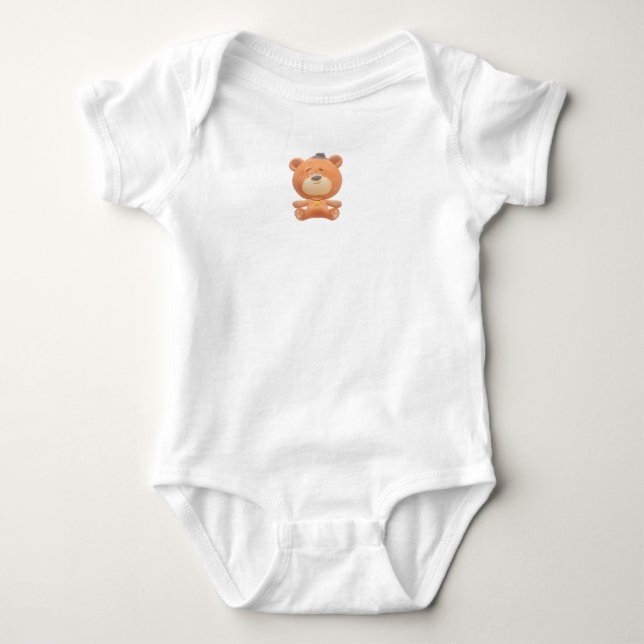 Body Combinaison bébé ours mignon (Devant)