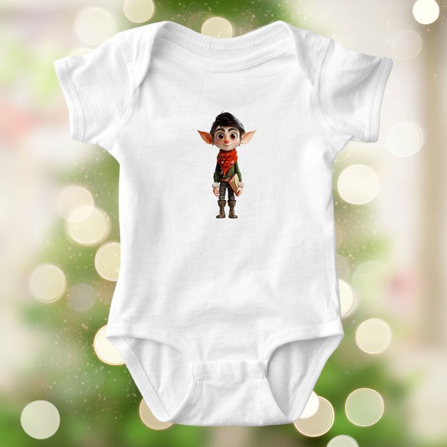 Body Combinaison bébé Poète Adolescent Elfe de Noël (Créateur téléchargé)