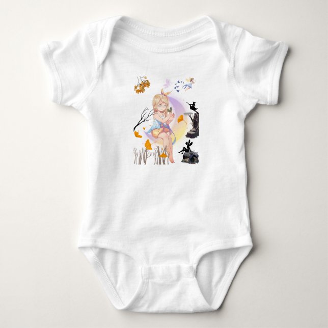 Body Combinaison bébé Princesse Fée Anime (Devant)