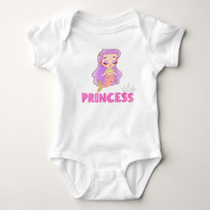 Body Combinaison bébé princesse sirène mignonne