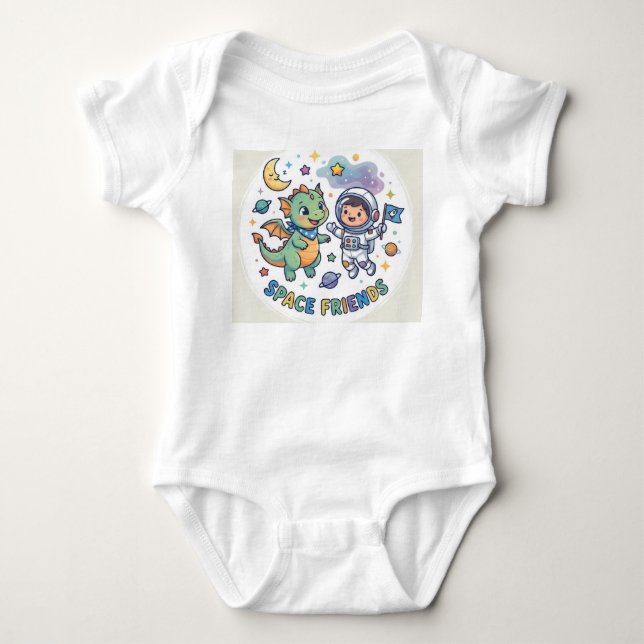 Body Combinaison bébé SpaceFriends (Devant)