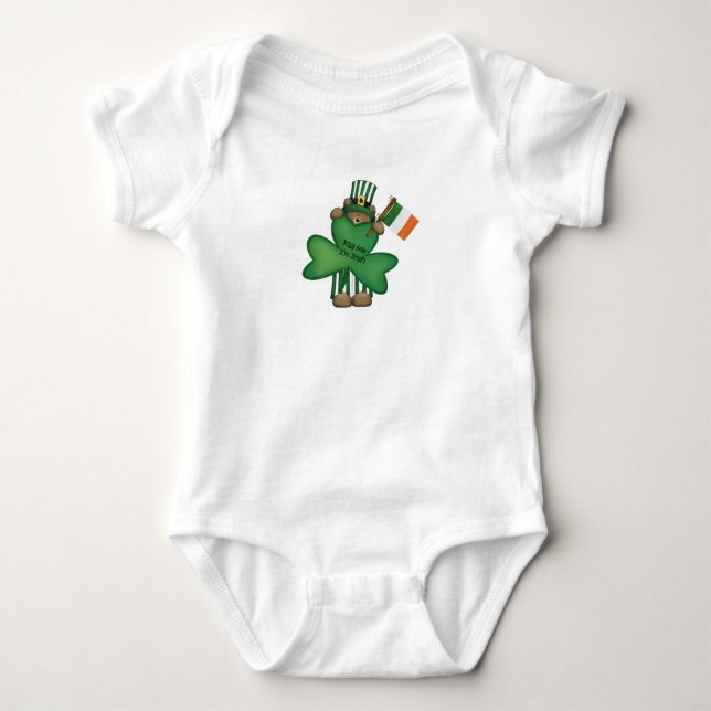 Body Combinaison bébé 'St. Patrick's Kiss Me Irish Tedd (Devant)