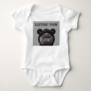 Body Combinaison bébé style urbain chat à capuche cool
