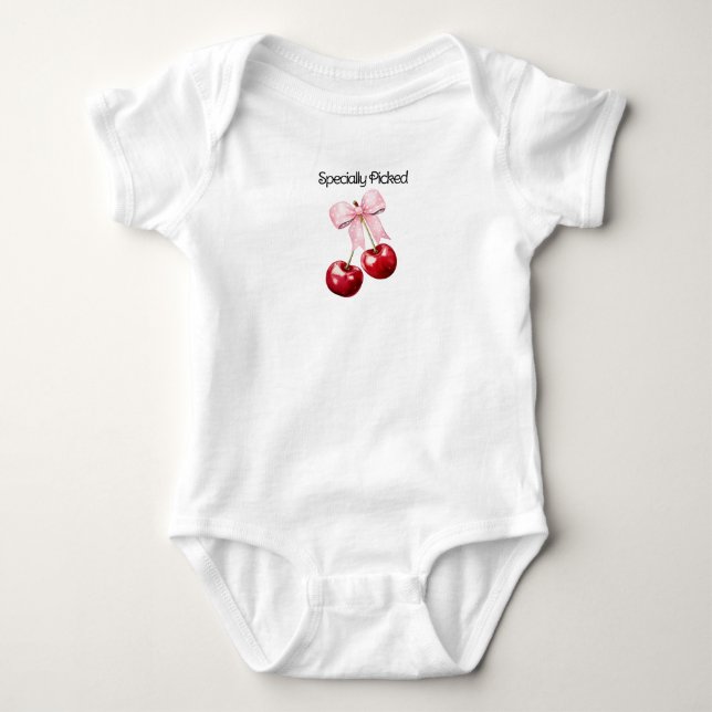 Body Combinaison bébé une pièce Cherries Baby (Devant)