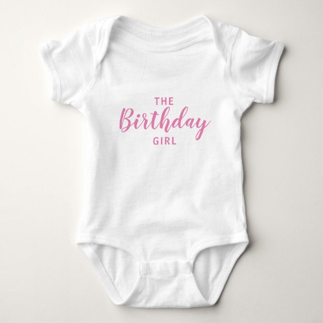 Body Combinaison BIRTHDAY GIRL (Devant)
