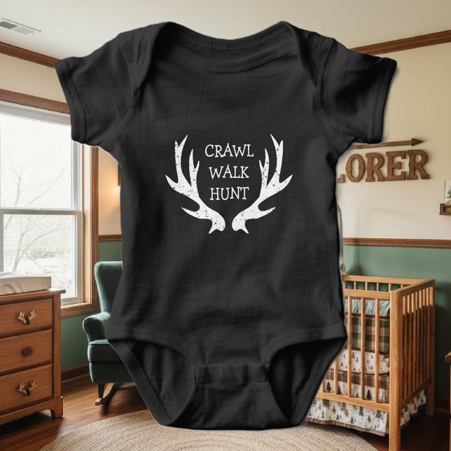 Body Combinaison d'andouiller de cerfs communs de (hunter baby bodysuit)