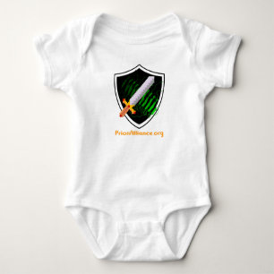 Body Combinaison de bébé (blanche) avec le logo