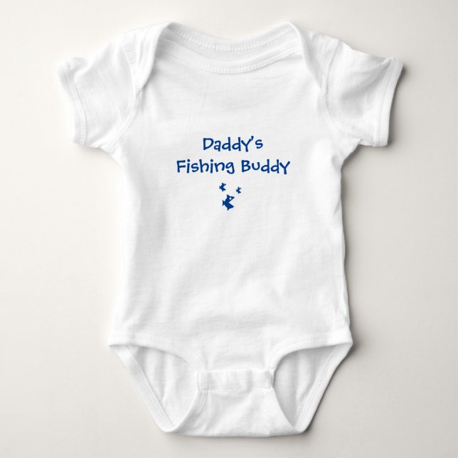 Body Combinaison de bébé "d'ami de la pêche du papa" (Devant)