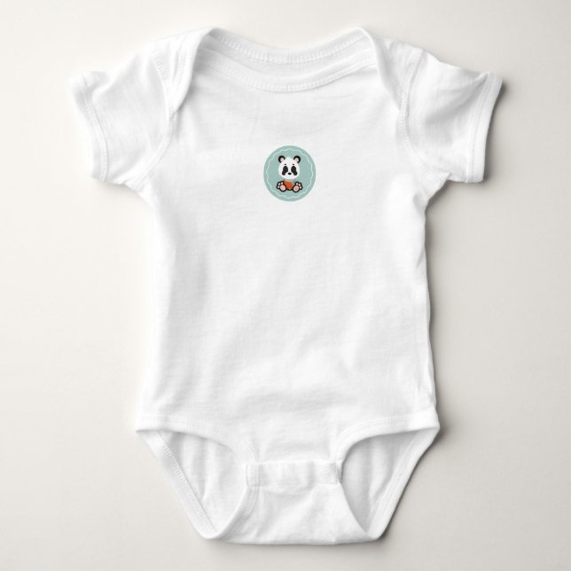 Body Combinaison de bébé de panda de sourire (Devant)