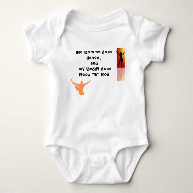 Body Combinaison de bébé de rock (Devant)