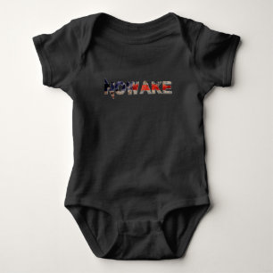 Body Combinaison de #merica de bébé de NOWAKE