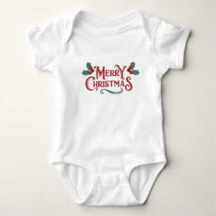 Body Combinaison de Noël bébé Tenue Joyeux Noël
