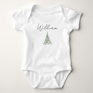 Body Combinaison de Noël pour bébé avec nom personnalis