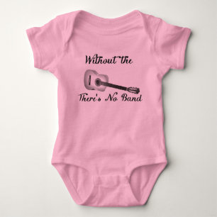 Body Combinaison de tutu de bébé de guitare acoustiqu