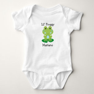 Body Combinaison du Jersey de bébé de grenouille de L