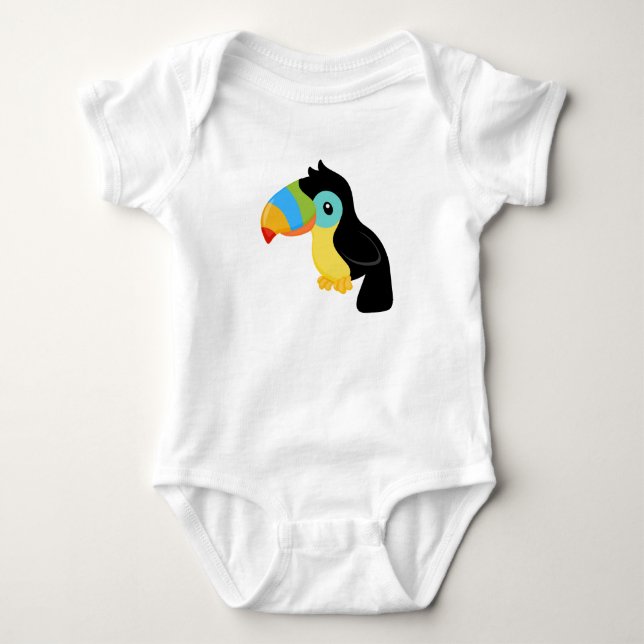Body Combinaison du Jersey de bébé de toucan (Devant)