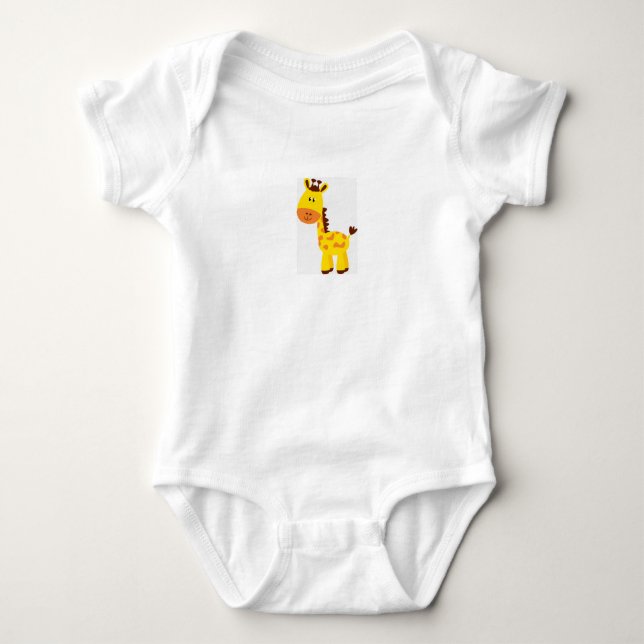 Body Combinaison grenouillère bébé girafeau (Devant)