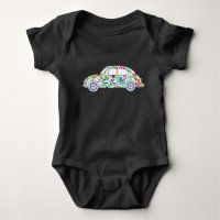 Combinaison hippie fraîche de voiture de bébé