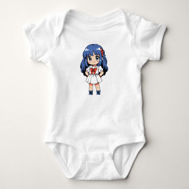 Body Combinaison intégrale de personnage chibi kawaii (Devant)