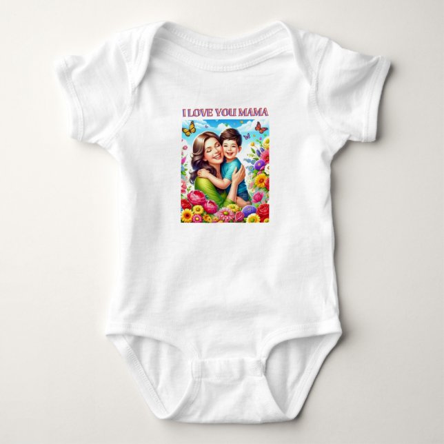 Body COMBINAISON J't'aime maman (Devant)