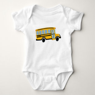 Body Combinaison mignonne de bébé d'autobus scolaire