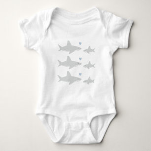 Body Combinaison mignonne de bébé des requins  