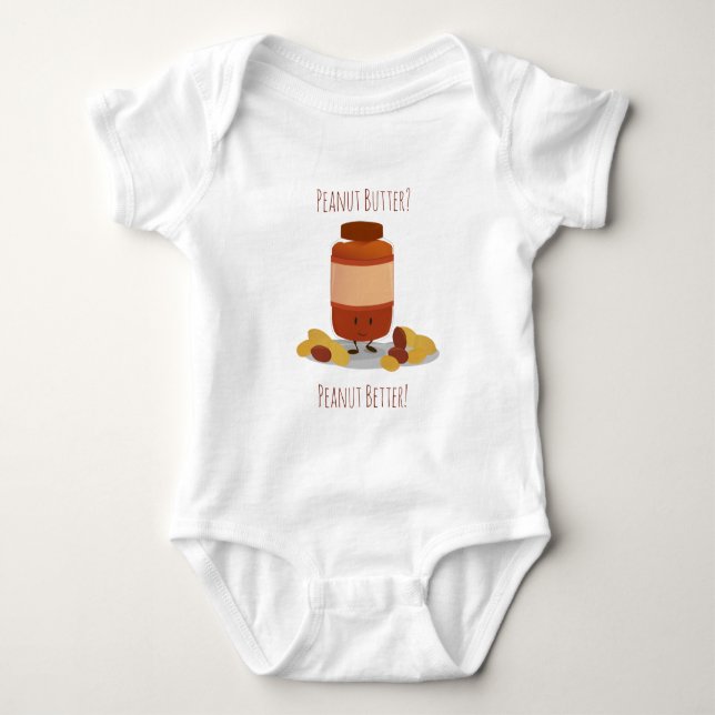 Body Combinaison mignonne de bébé du pot | de beurre (Devant)
