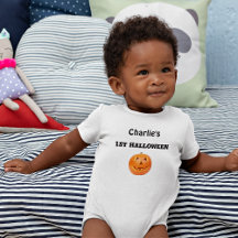 Combinaison pour 1er Halloween Bébé Noms Nouveau-n