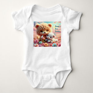 Body Combinaison Premier Anniversaire Ours Jouet