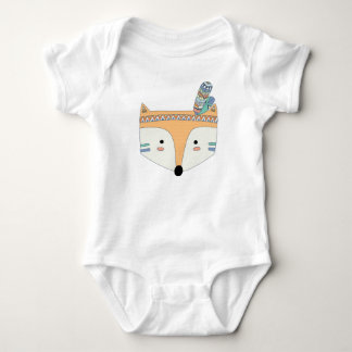 Body Combinaison tribale de bébé de Fox de Boho